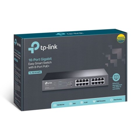 Switch TP-LINK TL-SG1016PE (16x 10/100/1000Mbps) TP-LINK