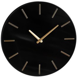 ZEGAR ŚCIENNY ALUMINIOWY CZARNY ŚR. 35,5CM MICA MICA