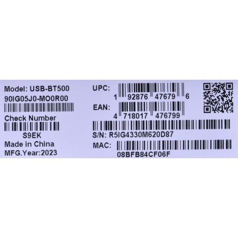 ASUS USB-BT500 network card Bluetooth 3 Mbit/s Asus