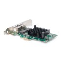 DIGITUS KARTA SIECIOWA PCIE PRZEWODOWA 2X RJ45 GIGABIT 10/100/1000MBPS LOW PROFILE DN-10132 DIGITUS