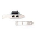 DIGITUS KARTA SIECIOWA PCIE PRZEWODOWA 2X RJ45 GIGABIT 10/100/1000MBPS LOW PROFILE DN-10132 DIGITUS