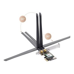 Karta sieciowa CUDY WE3000 AX5400 Wi-Fi 6 + BT 5.2 Intel AX210 PCIe CUDY