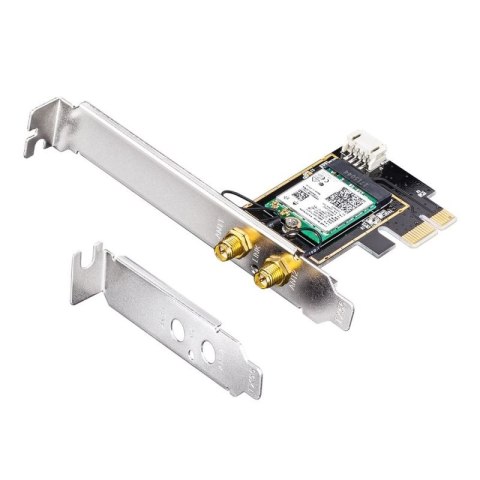 Karta sieciowa CUDY WE3000 AX5400 Wi-Fi 6 + BT 5.2 Intel AX210 PCIe CUDY
