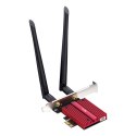 Karta sieciowa CUDY WE3000S AX5400 Wi-Fi 6 + BT 5.2 Intel AX210 Radiator PCIe CUDY