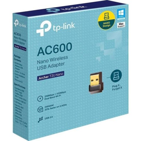 Karta sieciowa TP-LINK T2U Nano (USB 2.0) TP-LINK
