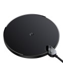 BASEUS ŁADOWARKA INDUKCYJNA LED 15W (CZARNA) Baseus
