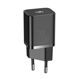 BASEUS ŁADOWARKA SIECIOWA QUICK CHARGER 20W CZARNA Baseus