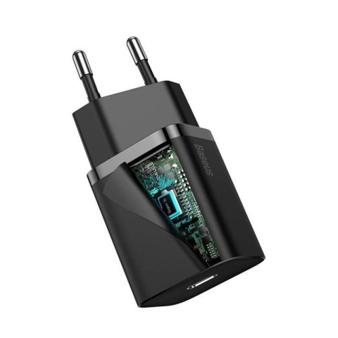 BASEUS ŁADOWARKA SIECIOWA QUICK CHARGER 20W CZARNA Baseus