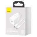 BASEUS ŁADOWARKA SIECIOWA Z KABLEM TZCCSUP-L02 1C Baseus
