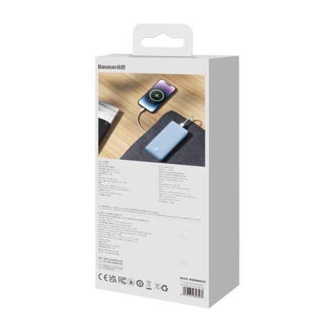 BASEUS POWERBANK AIRPOW 10000MAH 20W (NIEBIESKI) Baseus
