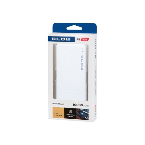 BLOW POWER BANK 10000MAH BIAŁY PB10A BLOW
