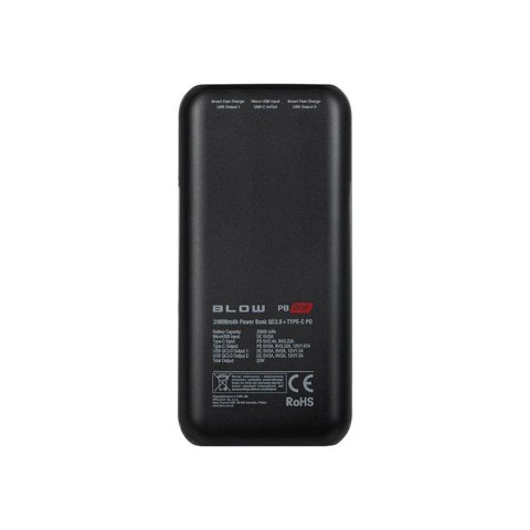 BLOW POWER BANK 20000MAH PD 20W CZARNY PB20F BLOW
