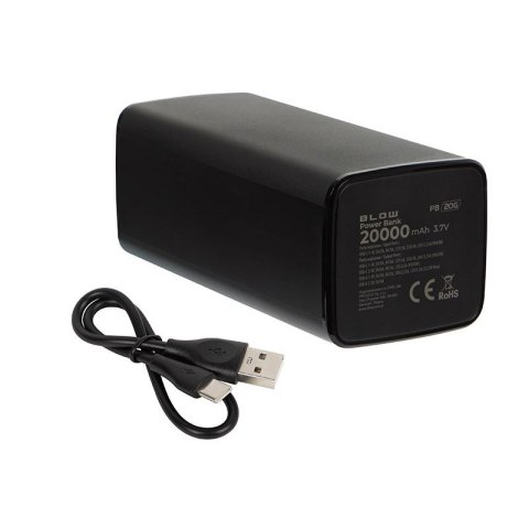 BLOW POWER BANK 20000MAH PD 65W CZARNY PB20G BLOW