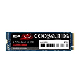 Dysk SSD Silicon Power UD85 2TB M.2 PCIe NVMe Gen4x4 NVMe 1.4 3600/2800 MB/s Silicon Power