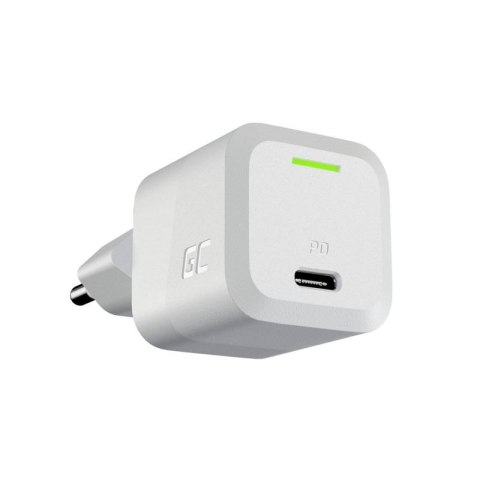 GREEN CELL ŁADOWARKA USB-C GAN GC POWERGAN 33W PD 3.0 QC 3.0 USB-C BIAŁA Green Cell