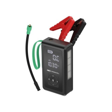 GREEN CELL POWERBANK/BOOSTER/CAR JUMP STARTER/POMPKA POWERBOOST AIR 8000MAH 1000A - Z KOMPRESOREM Starter