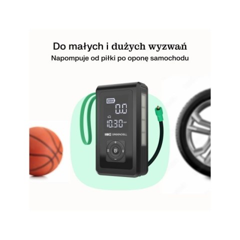 GREEN CELL POWERBANK/BOOSTER/CAR JUMP STARTER/POMPKA POWERBOOST AIR 8000MAH 1000A - Z KOMPRESOREM Starter