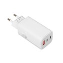 ŁADOWARKA SIECIOWA I-BOX C-65 GAN PD65W KABEL, BIAŁA IBox