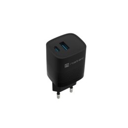 NATEC ŁADOWARKA RIBERA GAN 1X USB-A + 1X USB-C 30W CZARNA NUC-2141 NATEC