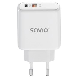 SAVIO ŁADOWARKA SIECIOWA 20W QUICK CHARGE POWER DELIVERY 3.0 LA-12 Savio
