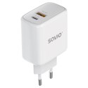 SAVIO ŁADOWARKA SIECIOWA 20W QUICK CHARGE POWER DELIVERY 3.0 LA-12 Savio