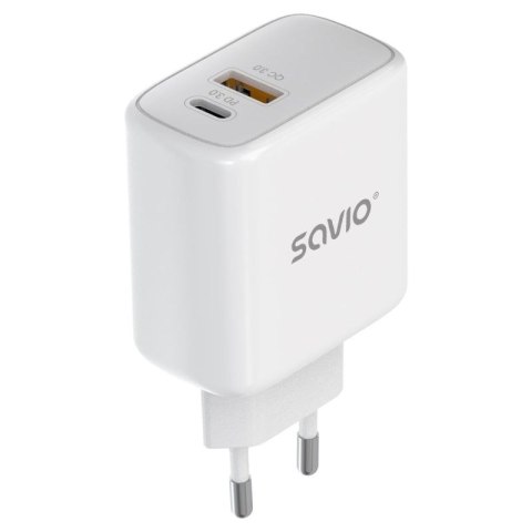 SAVIO ŁADOWARKA SIECIOWA 20W QUICK CHARGE POWER DELIVERY 3.0 LA-12 Savio