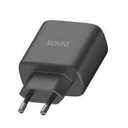 SAVIO ŁADOWARKA SIECIOWA 30W QUICK CHARGE, POWER DELIVERY 3.0 LA-06/B Savio