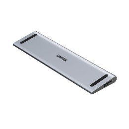 UNITEK STACJA DOKUJĄCA KVM 2X HDMI, 1X DP 4K, USBC, MST, HDMI 2.0 Z PODSTAWKĄ Unitek