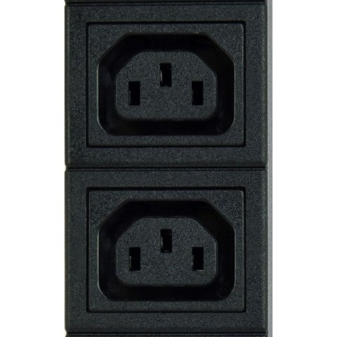 GEMBIRD LISTWA ZASILAJĄCA RACK (PDU) 10 GNIAZD C13, 1U, 16A, WTYK C20, 2M Gembird