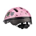 Kask rowerowy Meteor KS06 S 48-52 cm Little Owl różowy 24809 Meteor