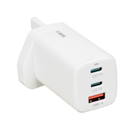 ŁADOWARKA SIECIOWA I-BOX C-65 GAN PD65W KABEL, BIAŁA IBox
