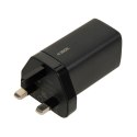ŁADOWARKA SIECIOWA I-BOX C-65 GAN PD65W KABEL, CZARNA IBox