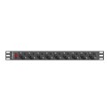 LANBERG LISTWA ZASILAJĄCA RACK 19" PDU 1U, 16A, 9X SHUKO, 3M PDU-09F-0300-BK Lanberg