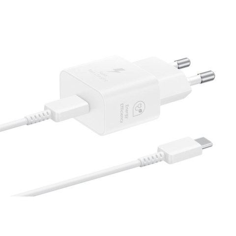 Ładowarka Samsung Power Adapter 25W USB-C Fast Charge 1m White Samsung