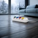 MACLEAN LISTWA ZASILAJĄCA 4 GNIAZDA 2XUSB MCE229W Maclean