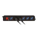 TECHLY LISTWA ZASILAJĄCA Z KABLEM DO UPS - 6 GNIAZ TECHly