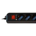 TECHLY LISTWA ZASILAJĄCA Z KABLEM DO UPS - 6 GNIAZ TECHly