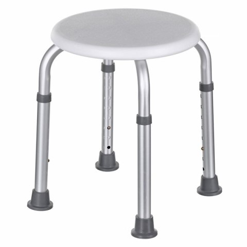 Taboret prysznicowy okrągły aluminiowy ActionMed