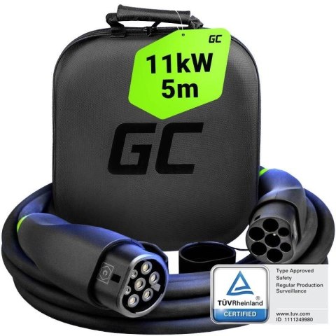 Kabel EV Green Cell GC Snap Type 2 11kw 5m Green Cell