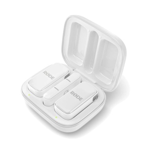 RODE Wireless Micro - 2-kanałowy cyfrowy system bezprzewodowy (Lightning, Biały) RODE