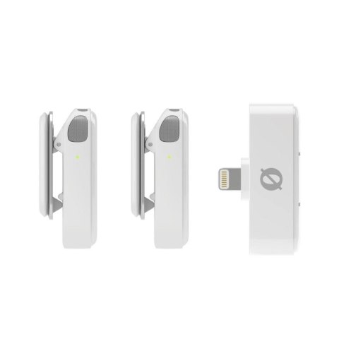 RODE Wireless Micro - 2-kanałowy cyfrowy system bezprzewodowy (Lightning, Biały) RODE