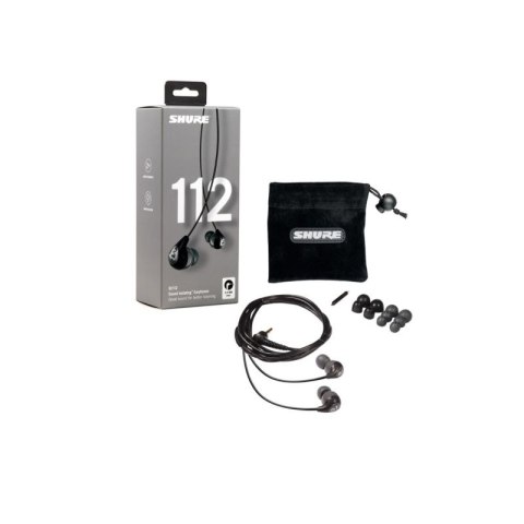 Shure SE112-GR-EFS - Słuchawki douszne, szare SHURE