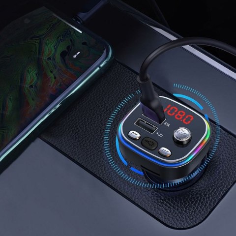 VAKOSS TRAMISTER SAMOCHODOWY RGB/ FM/ BLUETOOTH/ USB / 3.1A TC-B439 Vakoss