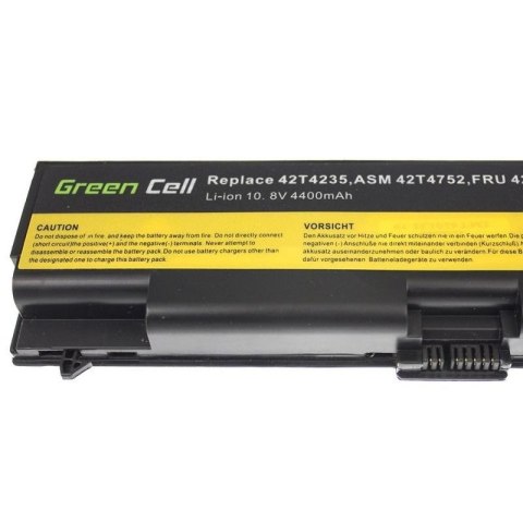 GREEN CELL BATERIA LE05 DO LENOVO 42T4795 4400 MAH 10.8V Green Cell