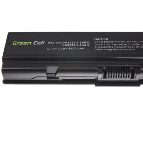 GREEN CELL BATERIA TS01 DO TOSHIBA PA3534U-1BRS 4400 MAH 10.8V Green Cell