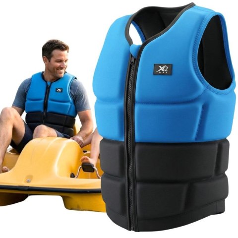 KAMIZELKA NEOPRENOWA ASEKURACYJNA SUP XQMAX R.XL BLUE/ BLACK XQMAX