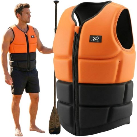 KAMIZELKA NEOPRENOWA ASEKURACYJNA SUP XQMAX R.L ORANGE/ BLACK XQMAX