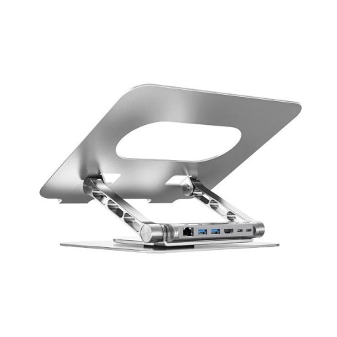UNITEK PODSTAWKA POD LAPTOP + HUB USB-C, HDMI 1.4, 4K, PD 100W Unitek