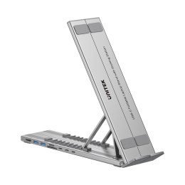 UNITEK PODSTAWKA POD LAPTOP REGULOWANA + HUB USB-C/A, HDMI 2.0, PD 100W Unitek