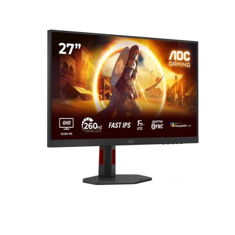 Monitor LCD 27" AOC G4 Q27G4ZR 68,6cm 2560x1440px Quad HD LED Czarno-Czerwony AOC